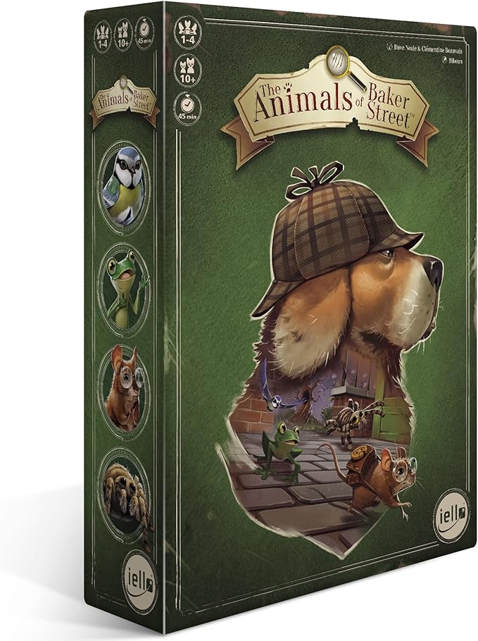 IELLO: The Animals of Baker Street - Investigation Game, Playable for The Whole Family, Ages 10+, 2-4 Players, 45 Mins