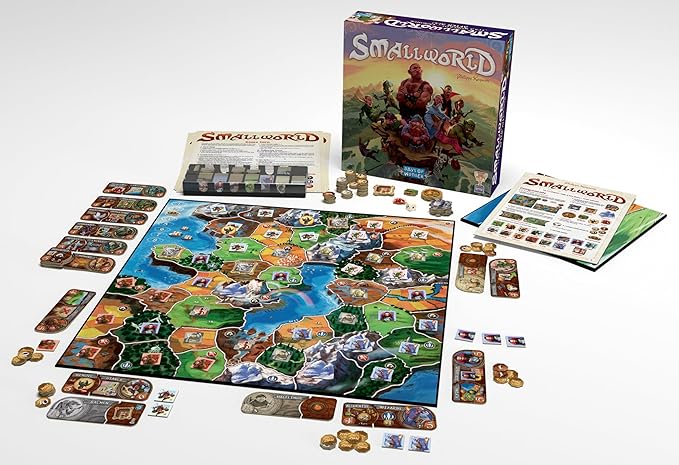 Small World Board Game - Fantasy Area Control & Strategy Game with Magical Creatures, Special Powers! Family Game for Kids & Adults, Ages 8+, 2-5 Players, 40-80 Min Playtime, Made by Days of Wonder