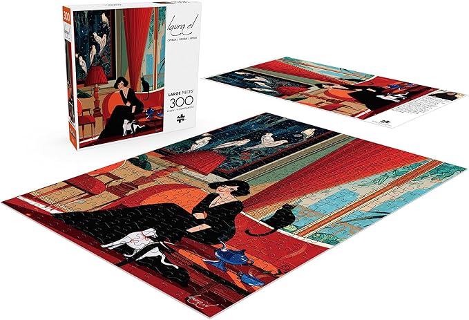 Buffalo Games - Laura El - Ophelia - Large Piece Jigsaw Puzzle for Adults - Challenging Puzzle Perfect for Game Nights - Finished Size is 21.25 x 15.00