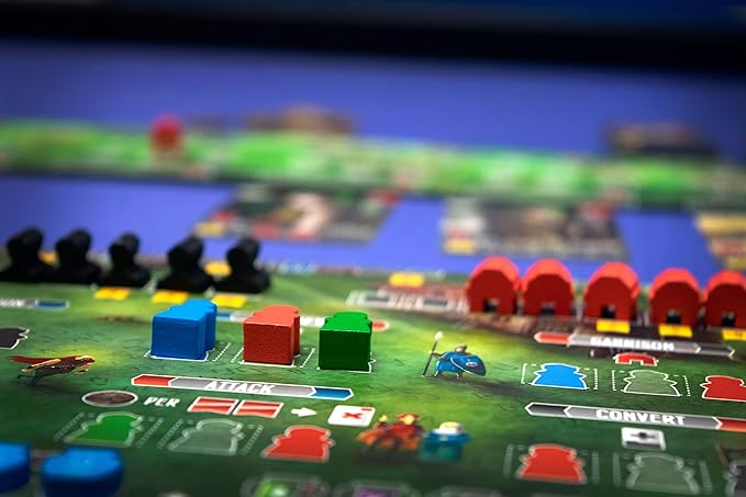 Paladins of The West Kingdom Strategy Board Game, 1-4 Players, Ages 12 and Up, 90-120 Min Play Time, Most Victory Points Win, Build Outposts, Fortifications, Commission Monks, & Confront Outsiders