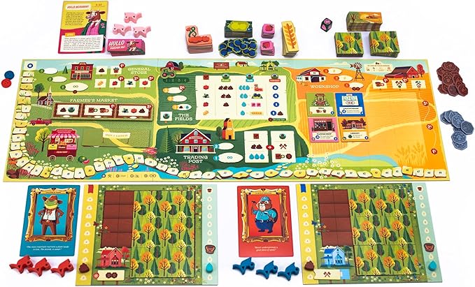 Harvest | Strategy Board Game for Adults, Families, and Couples | Cozy Whimsical Farming Experience | Easy-to-Learn Art | Quick 60-Minute Play for Game Night or Solo Challenge