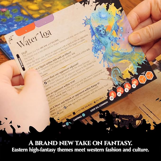 Unintentional Malum: Act 1 (v.1.2) - Fully Cooperative Fantasy Board Game for Friends & Family - Includes 400 Unique Illustrations, 60+ Encounters & More - Dungeon Crawler Game (1-4 Players)