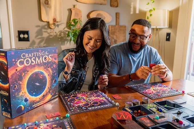 Crafting The Cosmos Board Game - Build The Galaxy with Stellar Resource Management! Sci-Fi Strategy Game for Kids & Adults, Ages 14+, 2-4 Players, 60-90 Minute Playtime, Made by Office Dog