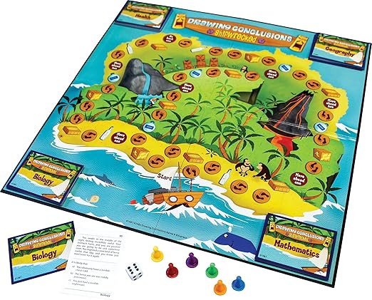 Edupress Learning Well Games Drawing Conclusions—Shipwrecked Game, Blue Levels 3.5-5.0