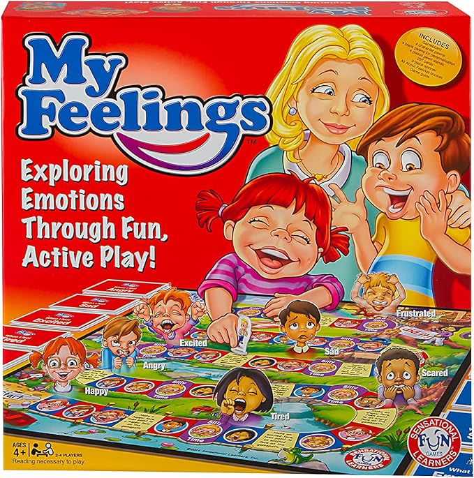My Feelings, a Fun Game to Help Kids Express Emotions, Improve Social Skills and self Regulation. Endorsed by Dr Temple Grandin, Dr Tony Attwood and Other Renown clinicians and Educators.