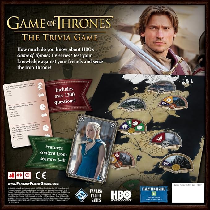 HBO Game of Thrones Trivia Game