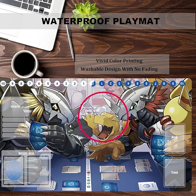 DTCG playmat Duel Mat Gaming Competition Pad Card Binder Deck 35x60CM 13.7x23.6in