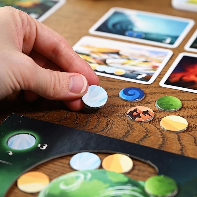 Northstar Game Studio Biomos Board Game | Easy to Learn Strategy Game for Adults, Kids, Families, Couples or Solo | Create Planets Filled with Life | 1-4 Players - 20 mins - Age 8+