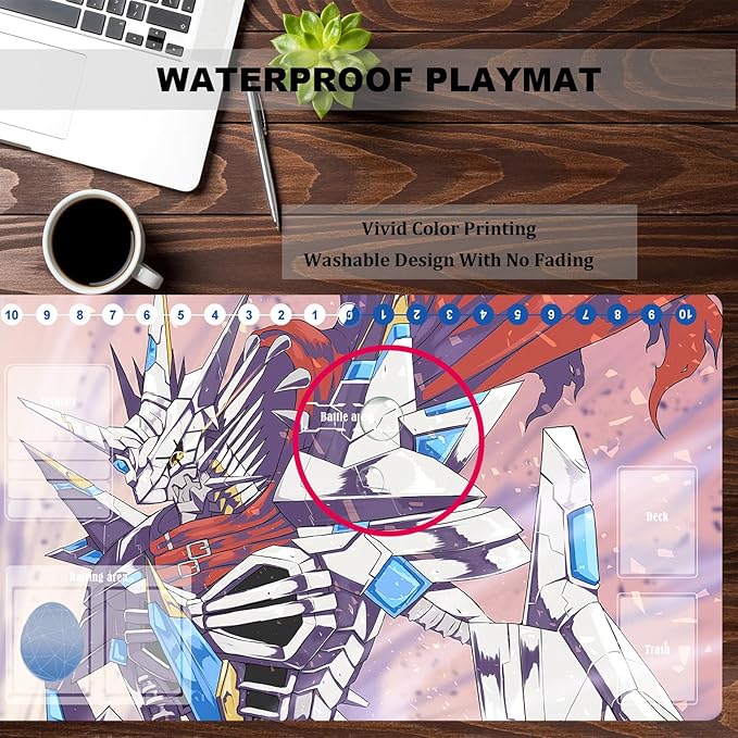 DTCG playmat Duel Mat Gaming Competition Pad Card Binder Deck 35x60CM 13.7x23.6in