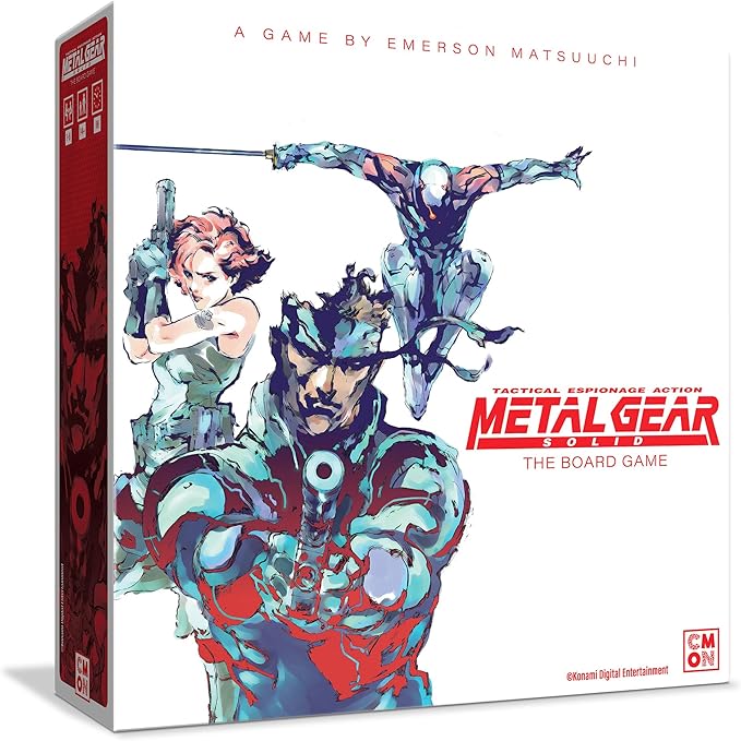 Metal Gear Solid The Board Game - Stealth & Strategy Gameplay, 14-Mission Campaign & 6 VR Missions, Iconic Characters & Boss Fights, Ages 14+, 1-4 Players, 60-90 Minute Playtime, Made by CMON
