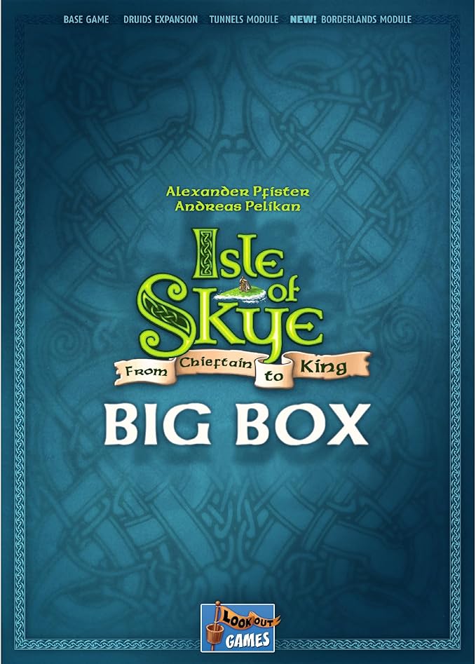 Games Isle of Skye from Chieftain to King Big Box Board Game | Fast-Paced Tile Placement Strategy Game for Adults and Kids | Ages 8+ | 2-5 Players | Average Playtime 60 Minutes | Made