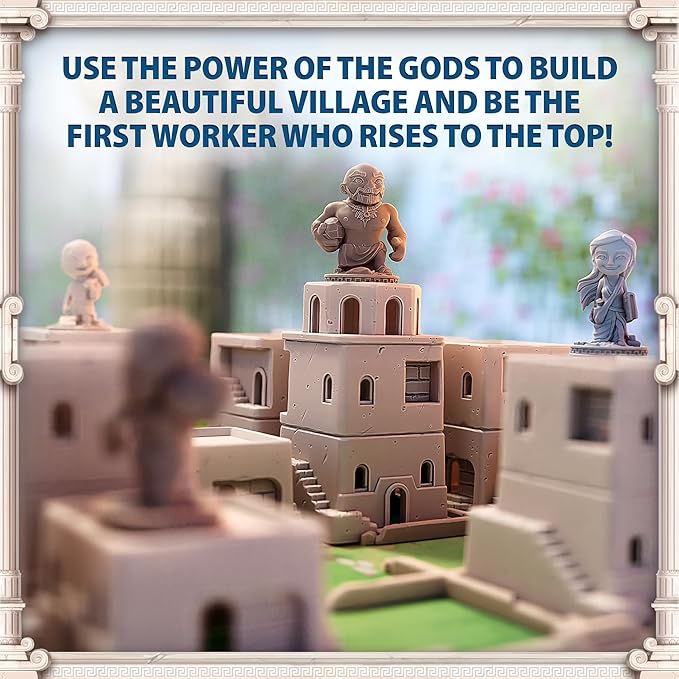 Santorini: Second Edition - an Elegant, Accessible Strategy Game Based in Greek Mythology | Ages 8+ | Plays in 20 Minutes