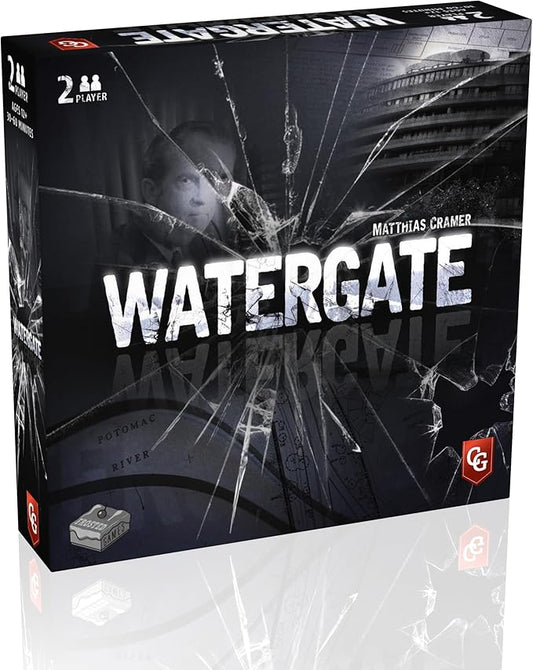 Watergate, Strategy Board Game, History of Watergate Included, 2-Player Game of The Year 2019, Ages 12 and Up, 30-60 Minute Playtime, Cover Color May Vary