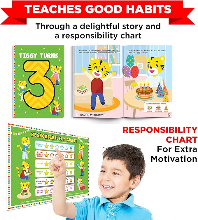 Toys for 3 Year Old Boys/Girls | Gift for 3 Year Old Kids | Board Books and Fun Activities | Learning and Educational Toys & Games (1 Box Set)