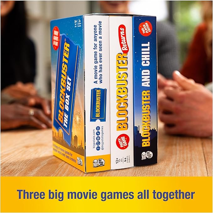 Blockbuster Trilogy Party Game for Teens and Adults, Movie Board Game Night