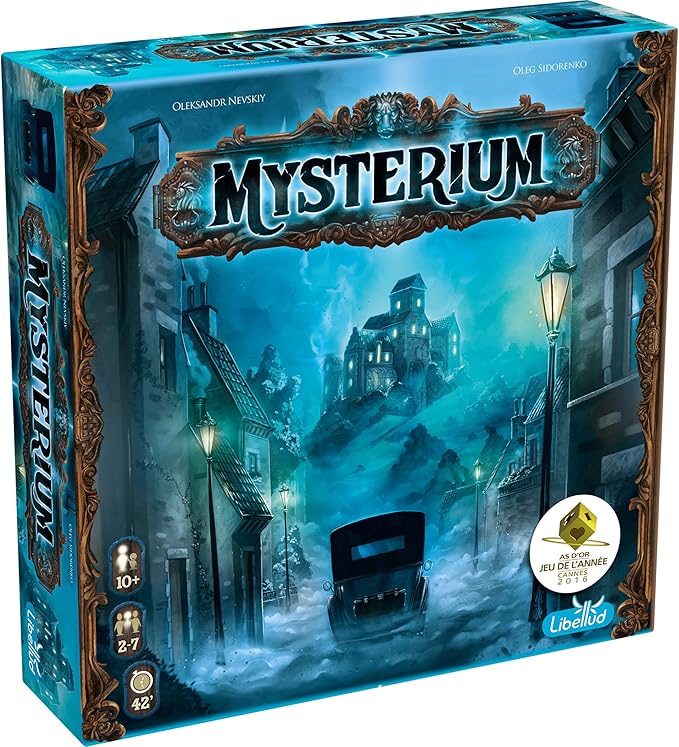 Mysterium Board Game (Base Game) | Mystery Board Game | Cooperative Game for Adults and Kids | Fun for Family Game Night | Ages 10 and up | 2-7 Players | Made by Libellud,Multi