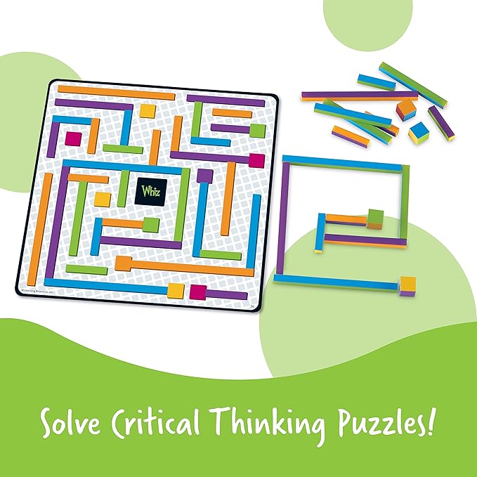 Learning Resources iTrax Critical Thinking Game - 69 Pieces, Ages 6+ Brainteaser Games for Kids, Develops Critical Thinking Skills, Board Games