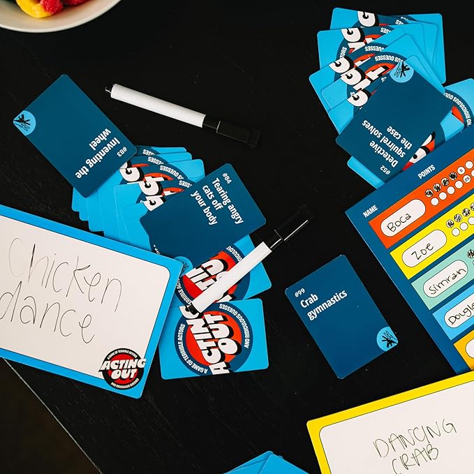 Acting Out [Fun Charades & Guessing Card Game For Kids, Tweens, And Adults | 200 Hilarious Card Prompts | Perfect For Family Game Night, Gifts, Reunions, Groups, Parties & More | Ages 12 And Up]