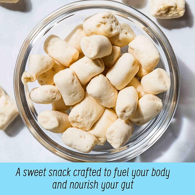 Max Mallow Bold Blueberry Mini HONEY Marshmallows – Gut Friendly, Gluten Free, No Refined Sugars, Real Wildflower Honey, Collagen-Infused Snack (6 Pack, Bold Blueberry)