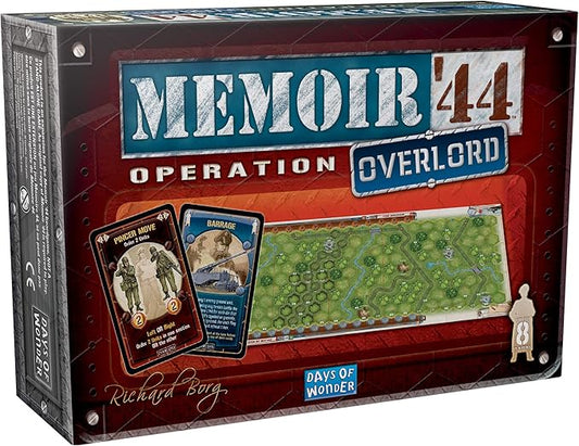 Memoir '44 Operation Overlord Board Game EXPANSION - Command Massive WWII Battles! Strategy Game for Kids & Adults, Ages 8+, 2 Players, 30-60 Minute Playtime, Made by Days of Wonder