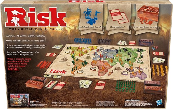 Board Game, Strategy Games for 2-5 Players, Strategy Board Games for Teens, Adults, and Family, War Games, Ages 10 and Up