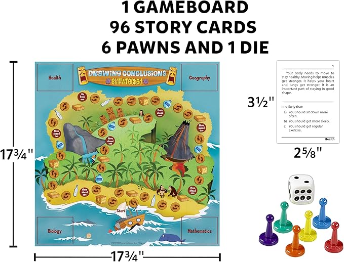 Edupress Drawing Conclusions Shipwrecked Game Red Level (EP61082)