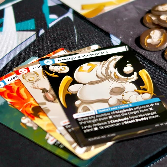 Re;ACT - The Arts of War - 1 vs 1 Anime Board Game, 15-30 Mins Playtime, Original Anime Manga IP Made in USA, Asymmetric Fighting Dueling Competitive Card Game, Play as Artists with Superpowers