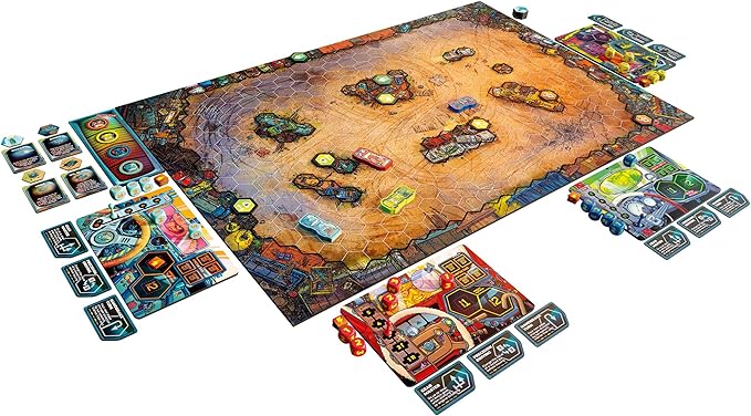 Joyride: Survival of The Fastest - Car Combat Board Game, Battle On Maps & Racetracks, Ages 12+, 2-4 Players