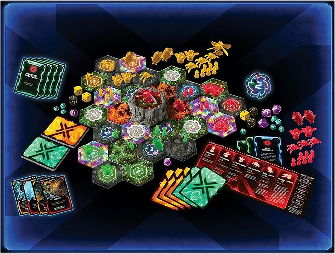 Renegade Game Studios: Nexus Ops - Strategy Board Game, Carry Out Secret Missions & Control The Mines to Collect Rubium, Ages 14+, 2-4 Players, 90 Min