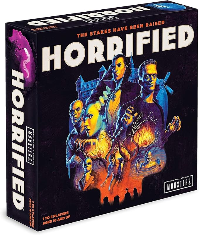 Ravensburger Horrified: Universal Monsters Strategy Board Game | Age 10 & Up | Co-Operative Gameplay | Unique Monster Challenges | Perfect for Family Game Night