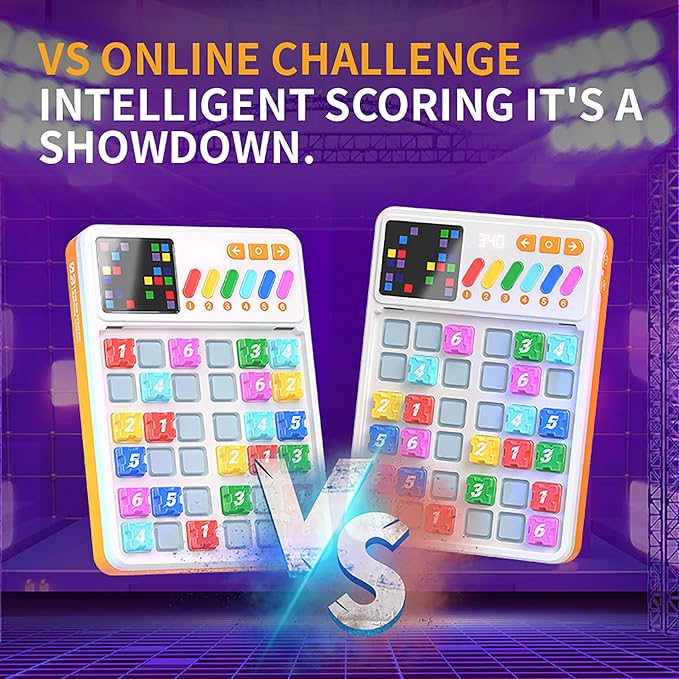 Smart Sudoku Puzzle Games, Original 2500 Challenges Sudoku for Kids, Brain Teaser Puzzle for Kids, Travel Games Birthday Gifts for Boys Girls, Easter Basket Stuffers Toys for All Ages