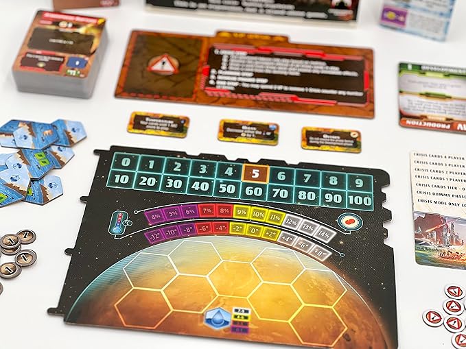 Stronghold Games Terraforming Mars Ares Expedition: Crisis - Cooperative Board Game Expansion - 2 to 4 Players, Ages 14+
