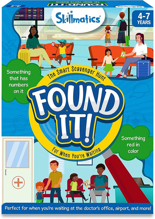 Skillmatics Scavenger Hunt Card Game - Found It for When You're Waiting, Travel & Learning Toy, Fun Family Game, Gifts for Girls, Boys, Kids Ages 4, 5, 6, 7
