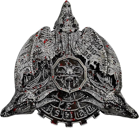 Metal Dragon Dice Set DND Unique Roulette Dice, D4,D6, D8, D10, D12,D20,D% 7-in-1 Metal dice, Perfect for D&D Dungeons and Dragons, RPG and Pathfinder Role Playing Games(Blood)