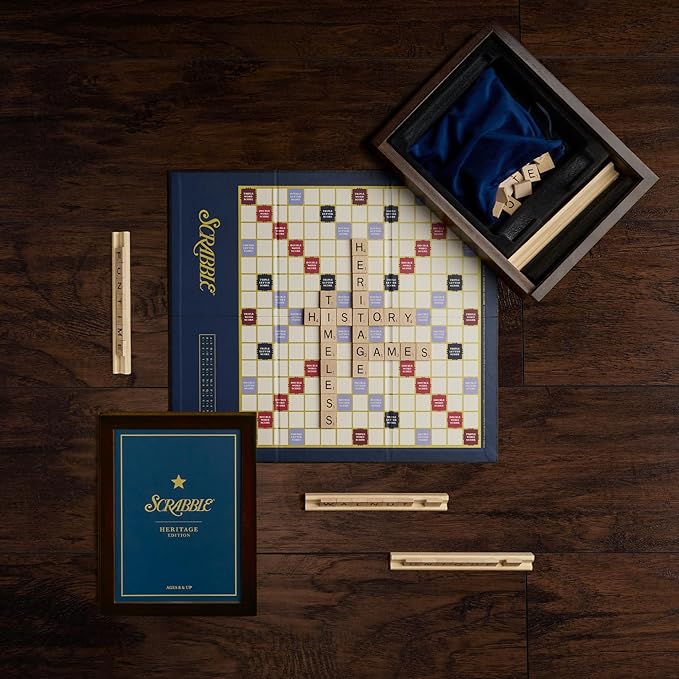 WS Game Company Scrabble Heritage Edition