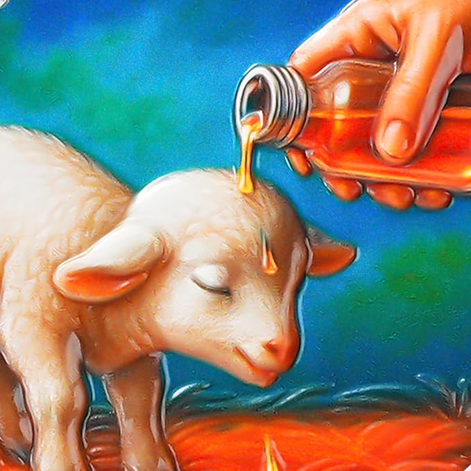 Anointed Lamb Religious Coin – Inspirational Bible Verse Medallion for Faith-Based Gifts, Spiritual Encouragement for Men & Women