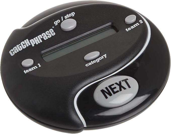 Hasbro Gaming Catch Phrase Electronic Game | Fun Active Handheld Party Games for Adults, Teens, and Kids | Ages 12+ | 4 or More Players, 2 Teams | Portable Family Travel Games (Amazon Exclusive)