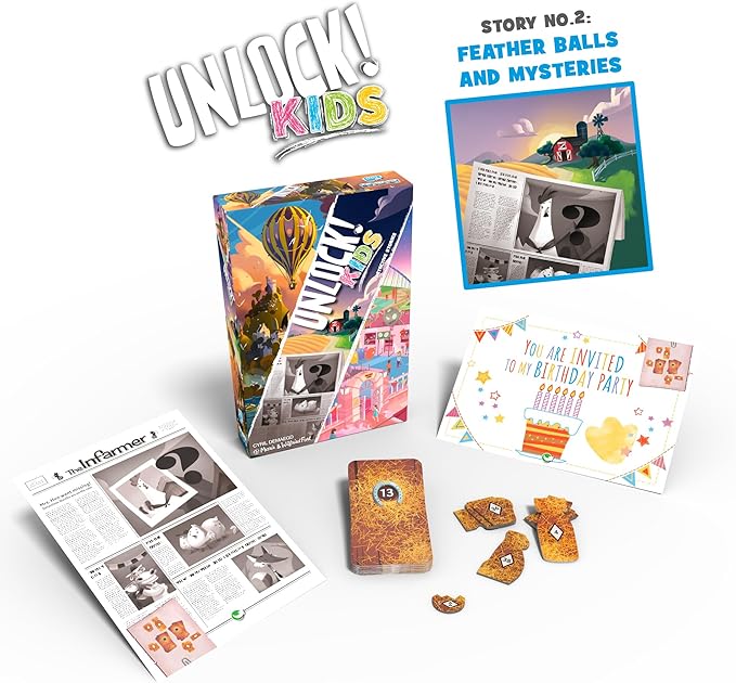 Asmodee : Unlock Kids / Detective stories (English Game)