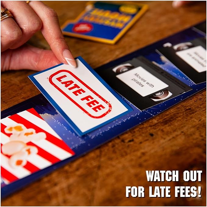 Blockbuster and Chill: 2 Player Movie Board Game For Adults and Families