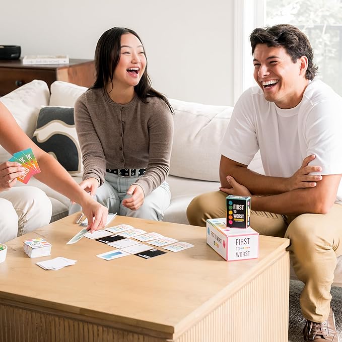 Party Game + After Dark Expansion Set - The Card Game About How Your Friends & Family Rank Things - Adult Card Game for College Students, Groups & Fun Parties with Polarizing Priorities