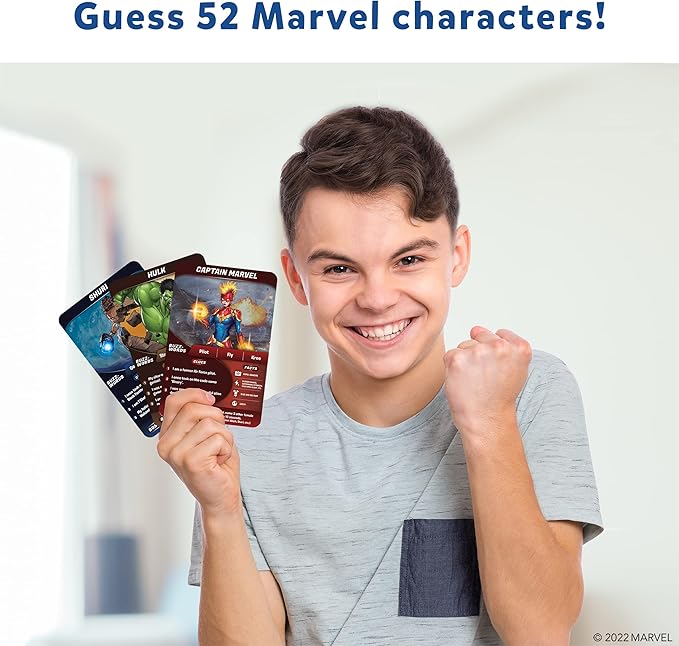 Skillmatics Guess in 10 Marvel, Perfect for Boys, Girls, Kids, Teens, Adults Who Love Card Games, Board Games, Toys, Avengers, Spiderman, Iron Man, Gifts for Ages 8, 9, 10 and Up