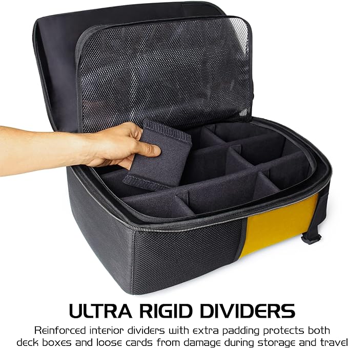 ENHANCE MTG Backpack TCG Card Storage - TCG Backpack for Deck Boxes, Sleeved Cards, Playmats, MTG Accessories