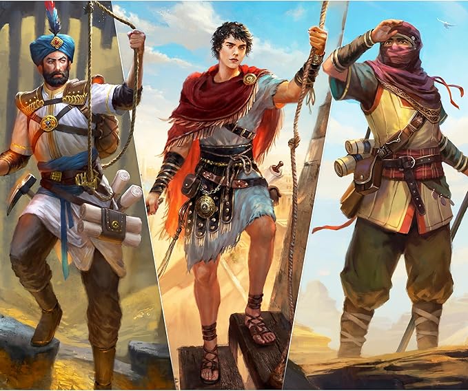 Monumental Duel - Espionage - Civilization Deck-Building Board Game, Strategy Game, Combine Or Standalone, Ages 10+, 2 Players, 60-90 Min