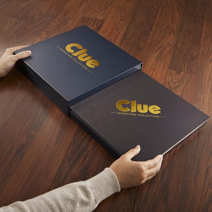 Hasbro Gaming Clue Board Game Signature Collection, Premium Packaging and Components, Family Games for Kids and Adults, Mystery Games for 2 to 6 Players