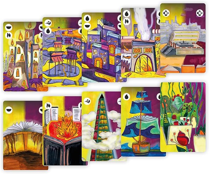 Urbion Card Game - Solo & Cooperative Dream Balancing Strategy Game, Fast-Paced Game with 7 Expansions for Kids & Adults Ages 10+, 1-2 Players, 30 Minute Playtime, Made by inPatience