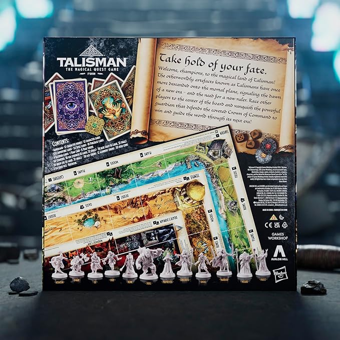 Avalon Hill Talisman: The Magical Quest Board Game, 5th Edition | Fantasy Tabletop Adventure Games | Ages 12 and Up | 2 to 6 Players | Roleplaying Strategy Games
