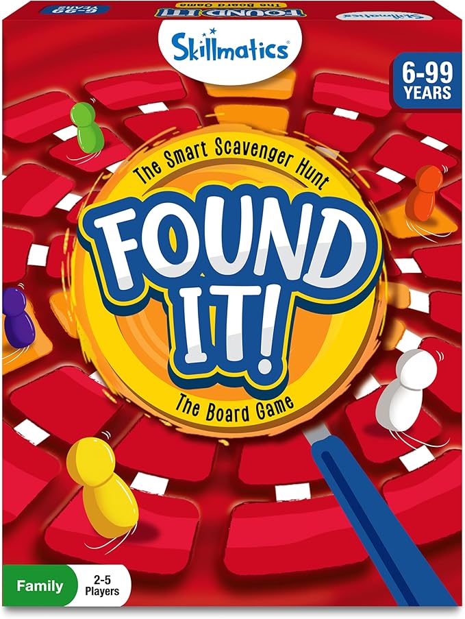 Skillmatics Board & Card Game - Found It, Scavenger Hunt for Kids, Adults, Families, Educational, Fun, Gifts for Ages 6, 7, 8, 9 and Up