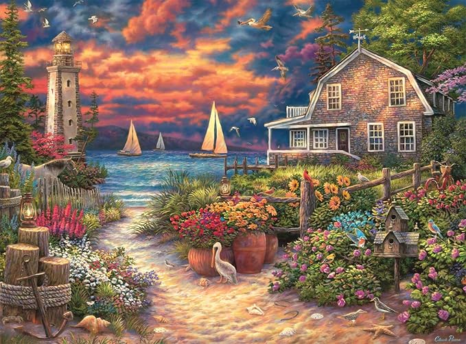 Buffalo Games - Chuck Pinson - Peace After The Storm - 1000 Piece Jigsaw Puzzle for Adults - Challenging Puzzle Perfect for Game Nights - Finished Size is 26.75 x 19.75
