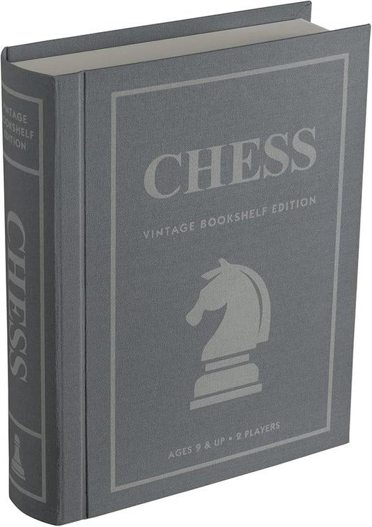 WS Game Company Chess Vintage Bookshelf Edition