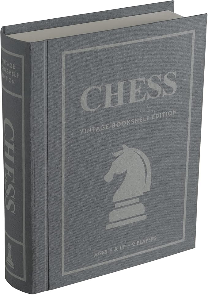 WS Game Company Chess Vintage Bookshelf Edition